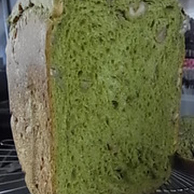 抹茶!!　?ホームベーカリーで抹茶パン?