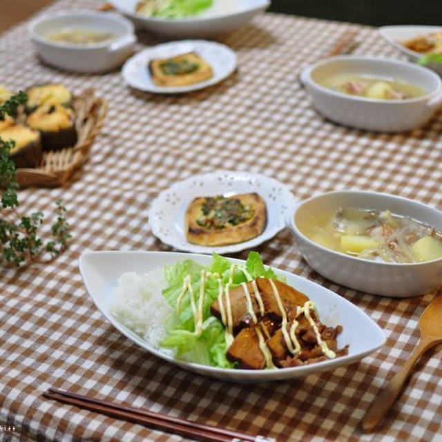 至福の一膳丼と鱈とじゃがいものほっこりスープ、それから重い買い物袋