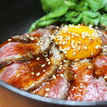 365日米レシピNo.115「ローストビーフ丼」