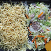 麺より野菜が多い焼きそば【節約ケチ子家の晩ご飯】家事時間減らして、「波うららかに〜」をなんとかし