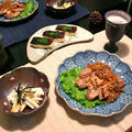 豚ロースの香煎焼風＆豆腐田楽