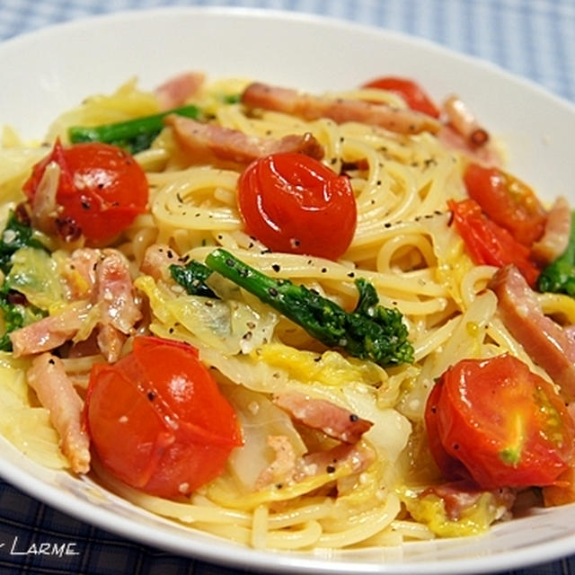 ＜春色ごはん特集＞　春色パスタ♪