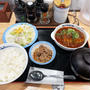 富士山豆腐の本格麻婆定食にミニ牛皿を追加して食べる 〜松屋〜