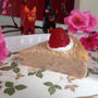 ほんのりピンク色　☆『苺のチーズケーキ』☆ 冷凍いちごを使って ♪♪