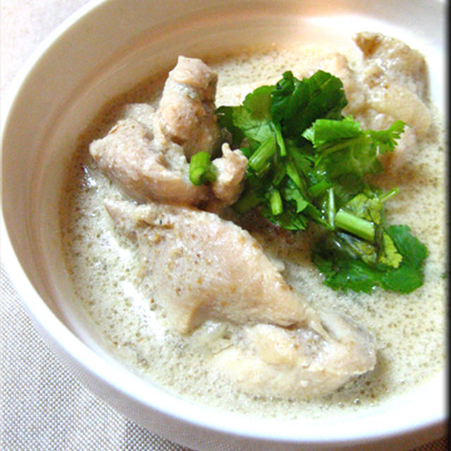 白いチキンカレー
