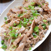 お弁当にも【豚もやしの中華炒め】ビニール袋で簡単！コク旨☆３step米粉レシピ