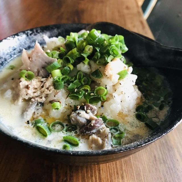 まかないメタルめし「サバ缶豆乳茶漬け」