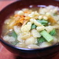21/03/27　小松菜とキムチのお味噌汁