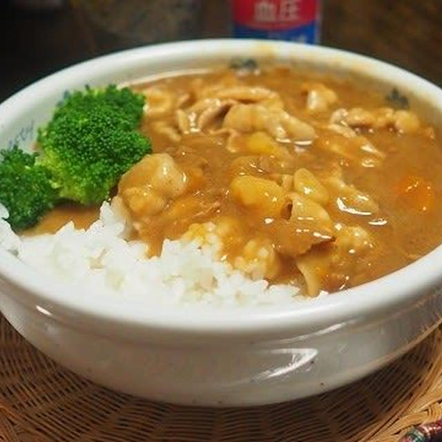 とある日のカレーライスwith「トリプルヨーグルト」