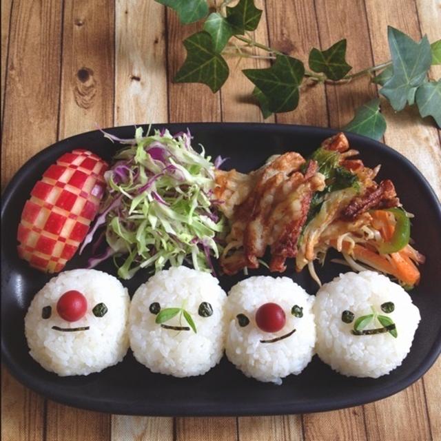 ころころ顔むすび＊あさごはん