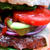 Burger with Spinach and Avocadoほうれん草とアボカド入りバーガー