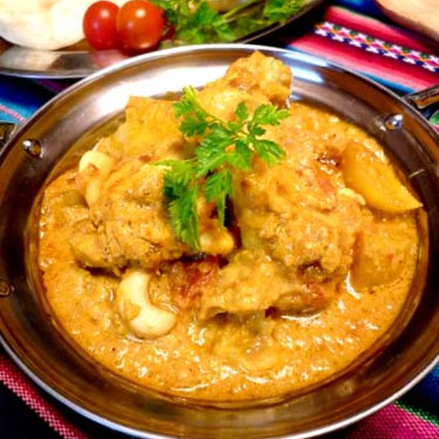 炊飯器ｄｅ本格インドカレー☆簡単おいしいチキンコルマ！！