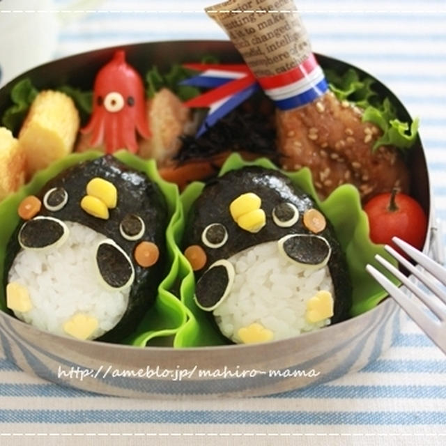 キャラ弁＊お別れ遠足のお弁当♪
