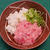 刻み長芋とマグロのたたき