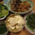 麩と豚肉の煮物＆緑色いろいろ：休日ディナー【4/2】
