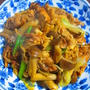 「キノコと豚肉の生姜焼き」
