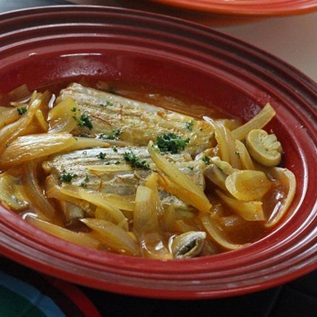 スパイス大使☆太刀魚のサフランスープ煮込み☆