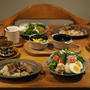 焼肉用お肉でガーリックライスのっけ丼の夜ごはん