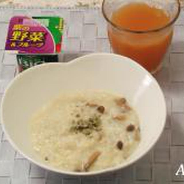 ☆きのこ＆チーズの豆乳リゾット☆