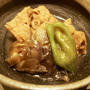 厚揚げと茄子の煮物とサバの塩焼き