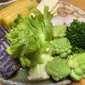 野菜を味噌マヨディップで＆体の温まる麻婆豆腐♪