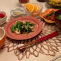 菜の花とシーフドのガーリックオイル炒め✨スパイシーウインナーでお家ご飯✨