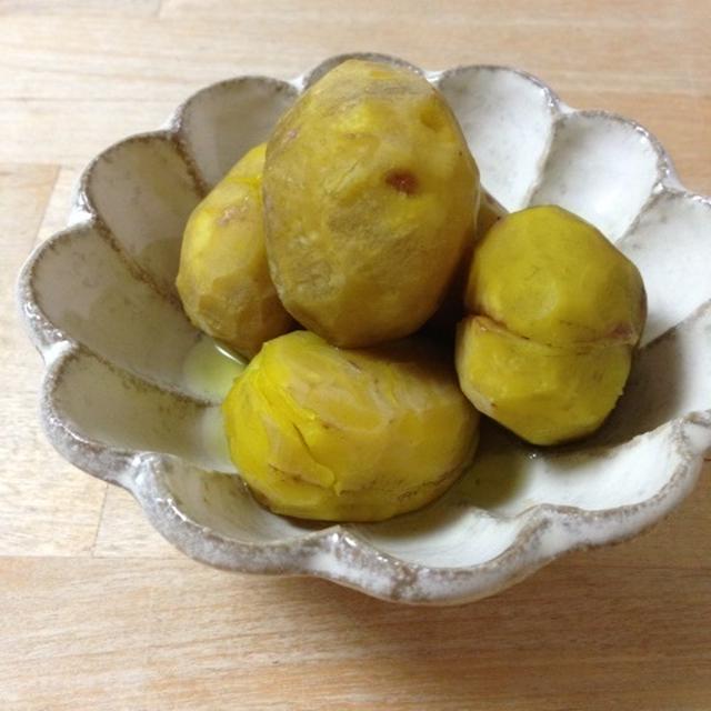 栗の甘露煮から☆