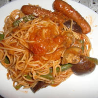 マ・マー★野菜たっぷりミートスパゲティ