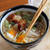 きのこと鶏肉の親子風つけそうめん