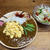 スクランブルエッグカレー・アスパラトッピング。糠漬け始めました。 by あんこ１９６１さん
