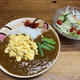 スクランブルエッグカレー・アスパラトッピング。糠漬け始めました。