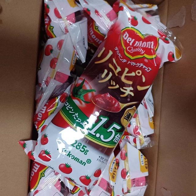 トマトが濃い！！！キッコーマン食品「デルモンテ リコピンリッチ トマトケチャップ 12点」