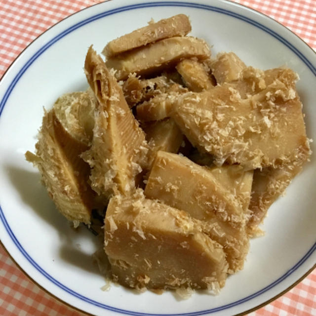 初物食べると寿命が延びるよ、熊本産筍