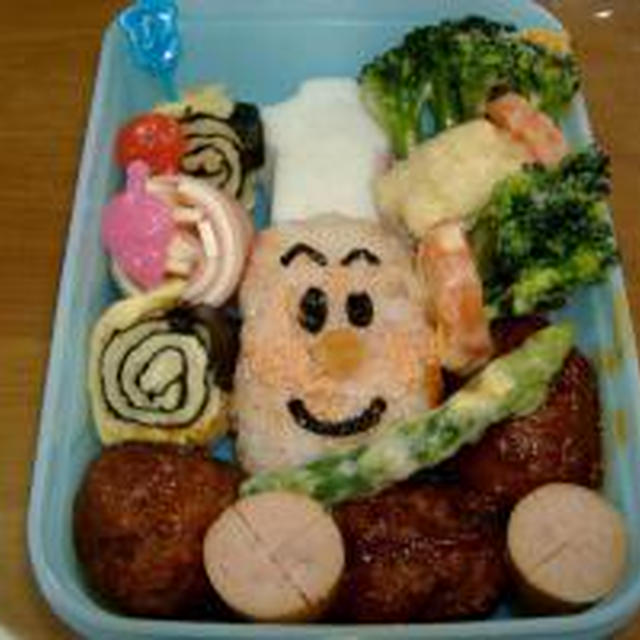 キャラ弁「ジャムおじさん弁当」