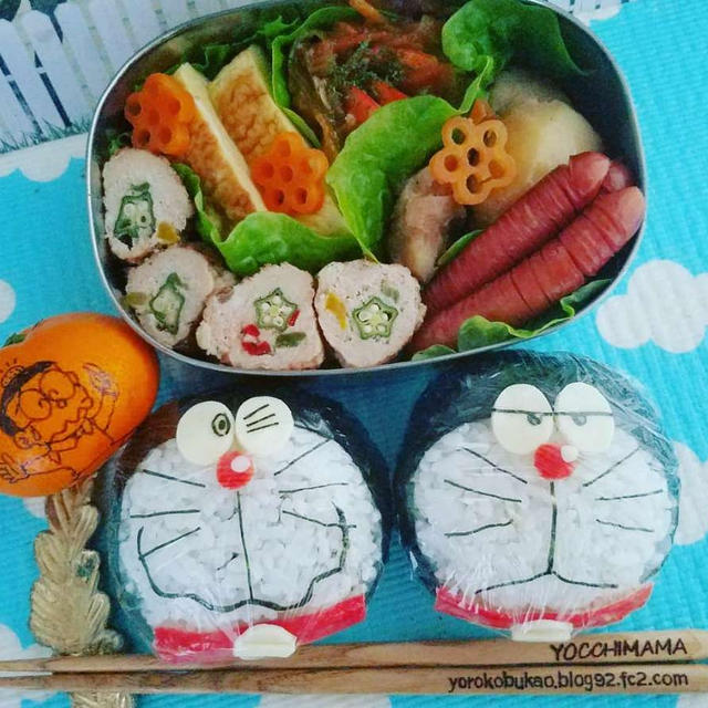 ドラえもんおにぎり弁当♪