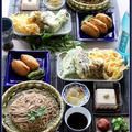 蕎麦と天ぷらで一献、～週末おうち呑み♪