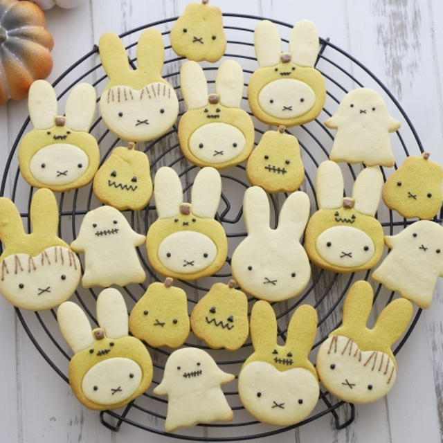 ミッフィーのハロウィンクッキー大量生産♡