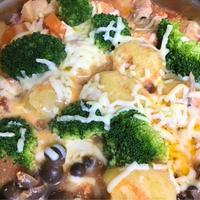レシピブログアワード☆創味シャンタンで作るトマトクリーム鍋