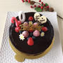 ムース・オ・ショコラの誕生日ケーキ