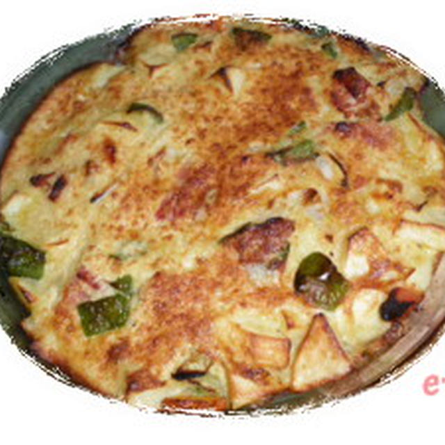 夏野菜の和風キッシュ