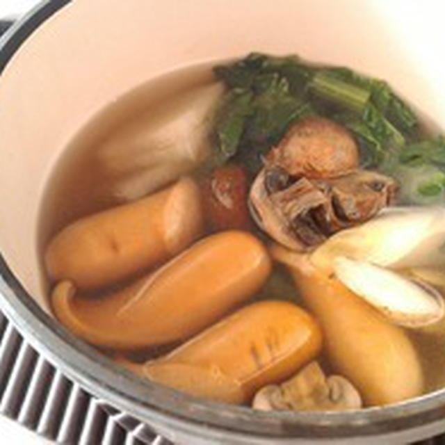 ただ煮込むだけの美味しい秘密♪野菜とソーセージのスープ煮