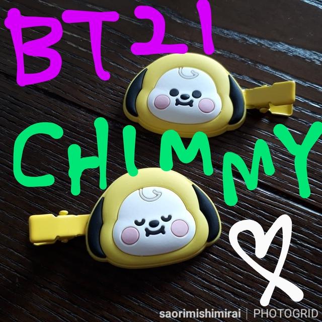 [BT21] 息子がプレゼントしてくれたCHIMMYの「HAIR CLIP」！！