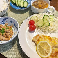 孫が作った昼食に感激！！＆タラのシュニッツエル