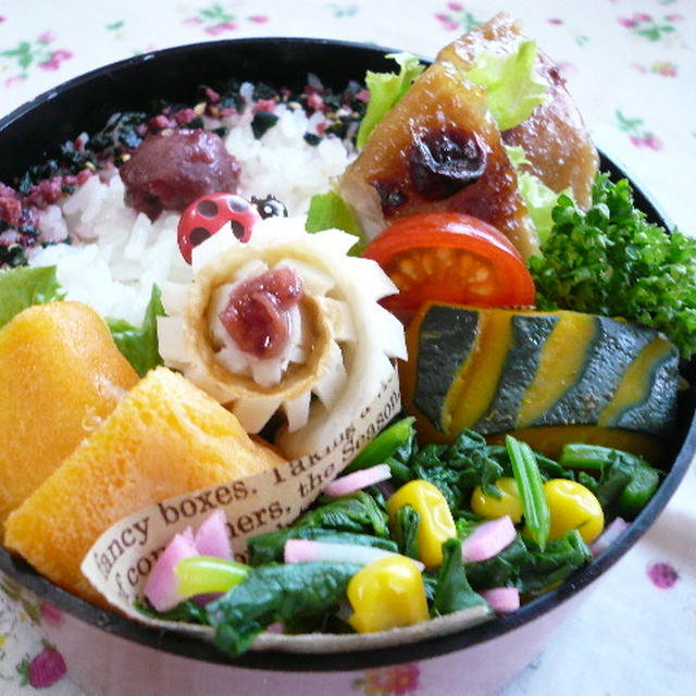 鶏の中華照り焼き弁当♪