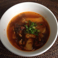 【モズク】沖縄モズクとカクテキのスープ