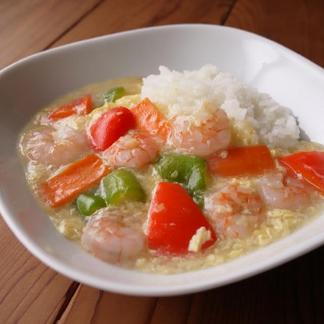 えびのふわとろ中華丼