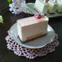 桜のレアチーズケーキ
