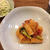 トマトソースのパスタとごぼうのスープ