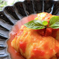 トマトスープのロールキャベツ【#キャベツ #合挽き肉 #トマト #レシピ #作り置き】