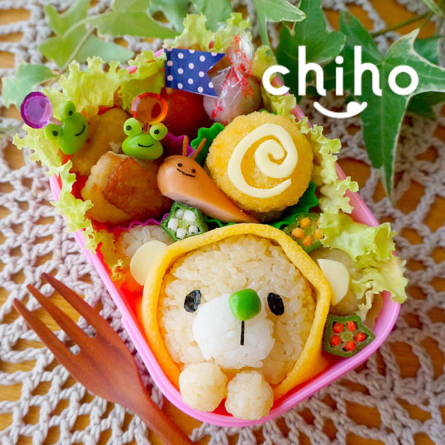 梅雨くま弁当♡